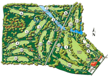 Miami Shores Course Layout Map
