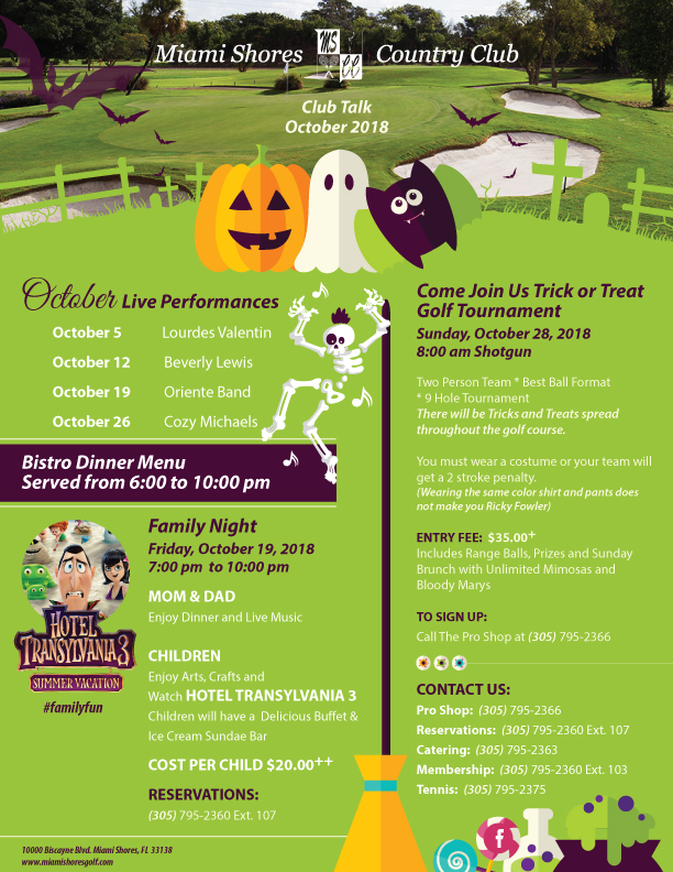 October 2018 Newsletter