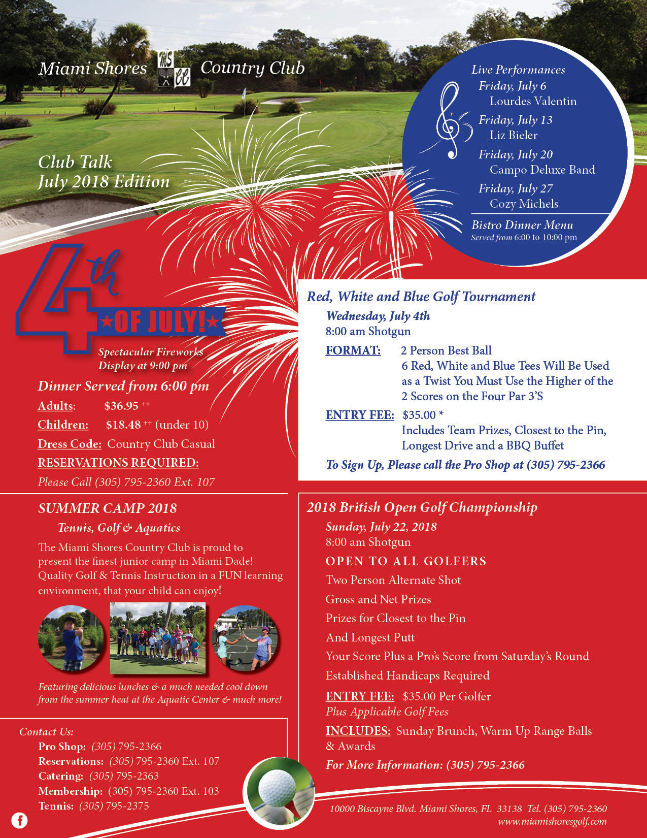 July 2018 Newsletter