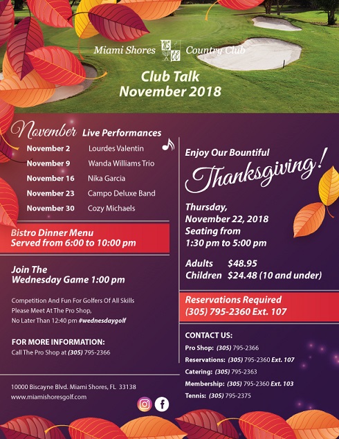 November 2018 Newsletter