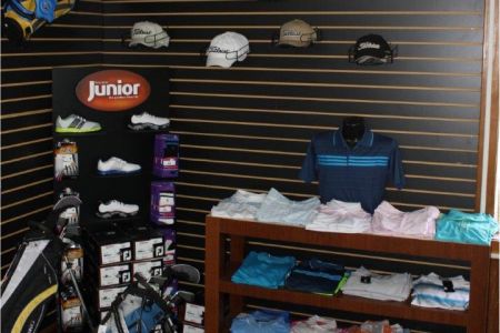 Hats, Shoes and Shirts for sale in Pro Shop